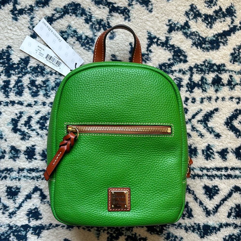 Dooney & Bourke Kelly green small Ronnie backpack